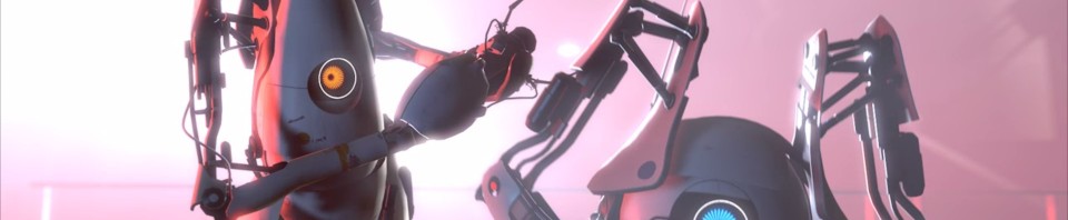 Portal 2 mode multijoueurs coopératif entre robots débiles